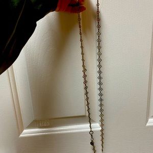 Gold Tory Burch necklace